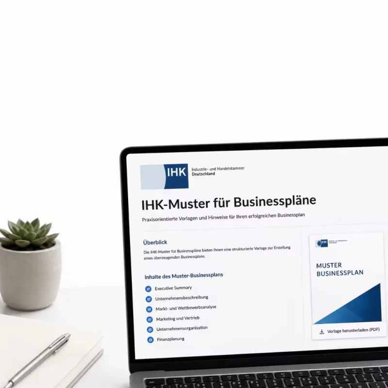 IHK-Muster für den Businessplan