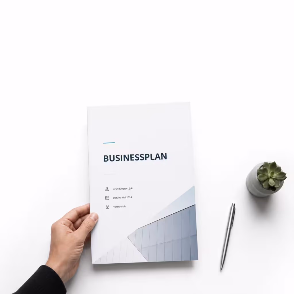 Businessplan, der Amt und Banken überzeugt