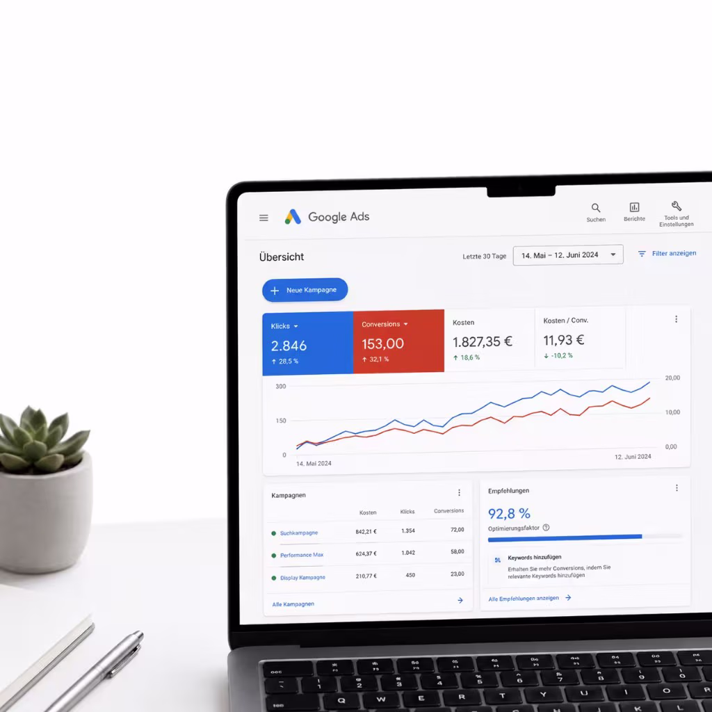 Support für Google Ads